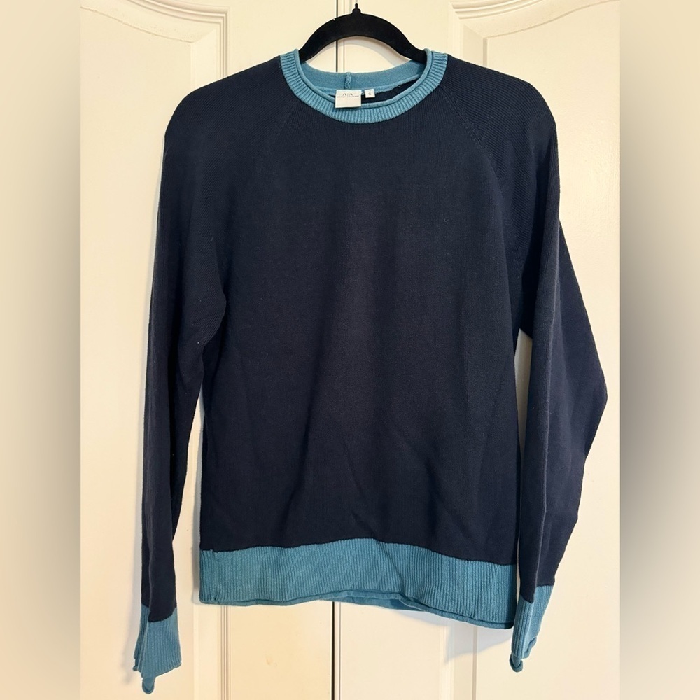 Armani Exchange AX Blue Crewneck Sweater